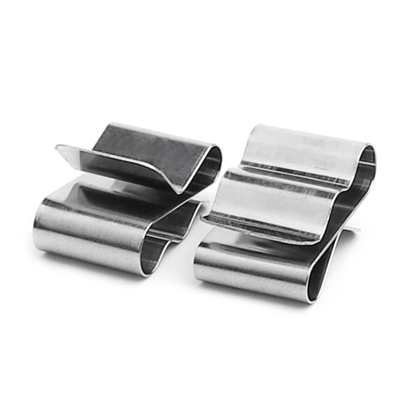 50 Stück Solarmodul Drahtklemmen Edelstahl Kabelklemmen Set PV Modul Kabelmanagement für Solaranwendung Anhänger Boot