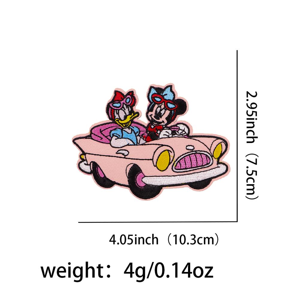 Cute Stitch Patches On Clothes Cartoon Black Cat Embroidered Patches Dogs Badges Iron On Patch DIY Clothing Accessories