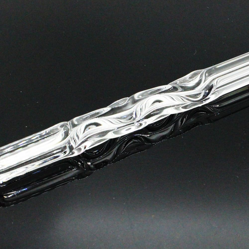 Glass Cherry blossom and flowing water pen, design, pink.