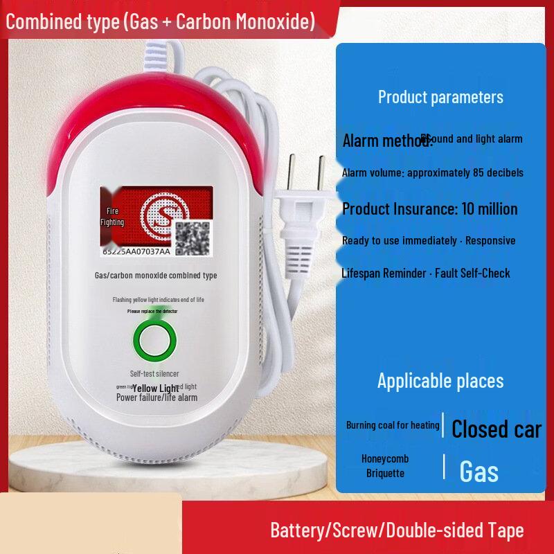 Lieve Carbon Monoxide & Methane Gas Detector