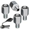 Motorcycle Mirror Adapter, 4 Pieces Screw Conversion Adapter Extension Adapter