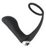 Black Velvets - Black Vibrating Butt Plug Cock Ring