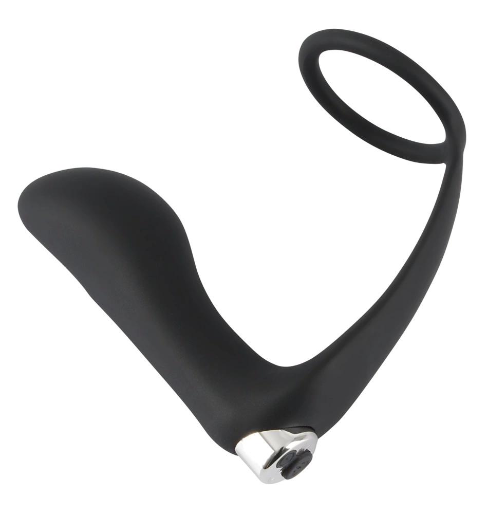 Black Velvets - Black Vibrating Butt Plug Cock Ring
