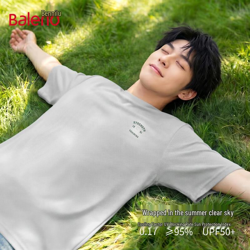 Baleno Men s Cool-Feel Quick-Dry T-Shirt L