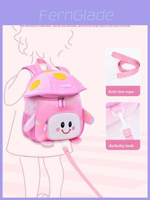 Kids School Backpack With Breathable Air Cushion Straps For Kindergarten Boys And Girls