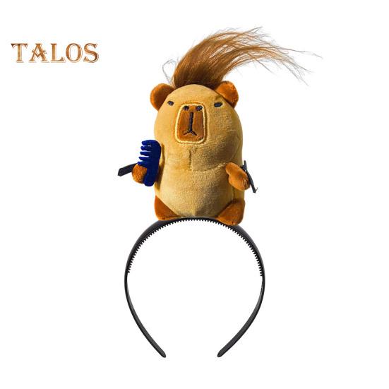 

Мультяшный декоративный ободок для головы с изображением животных, плюшевая мышь, уникальный аксессуар для волос в виде животных, головной убор, реквизит для костюма A