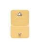 Lemasque Cookie Lock Compact Business Card Holder Yellow
