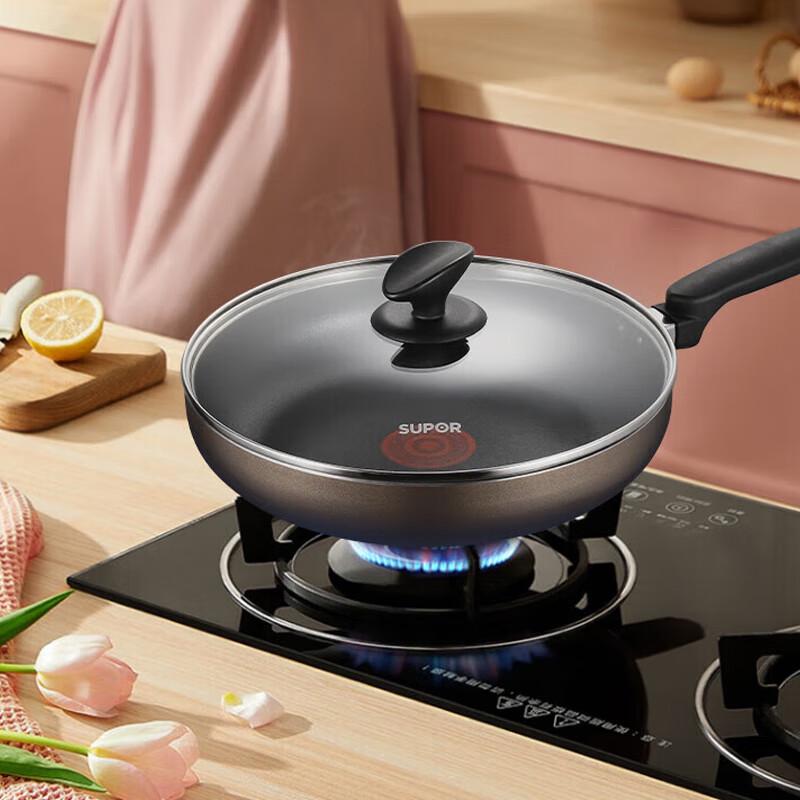 Supor Fire-Red Spot Non-stick Frying Pan