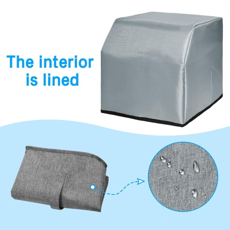 Heavy Duty Universal Size Multi Pocket Sewing Machine Protector Dustproof Cover Case With Top Handle And Washable Design