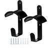 Metal Wall Mounted Saddle Rack 2pcs Bridle Holder for Equestrian Storage Suitable for Stable Wall Mount Installation
