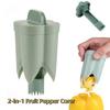 Food Grade Colored Pepper Corer Twist Pepper Core Remover Vegetable Coring Tool  Tomato