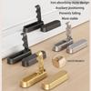 2PCS Folding Coat Hooks, Heavy Duty Wall Hooks Made of Zinc Alloy, Foldable Wall Hooks for Hanging Coats, Scarves, Hats, Bathrobes, Keys, Bags(Gold)