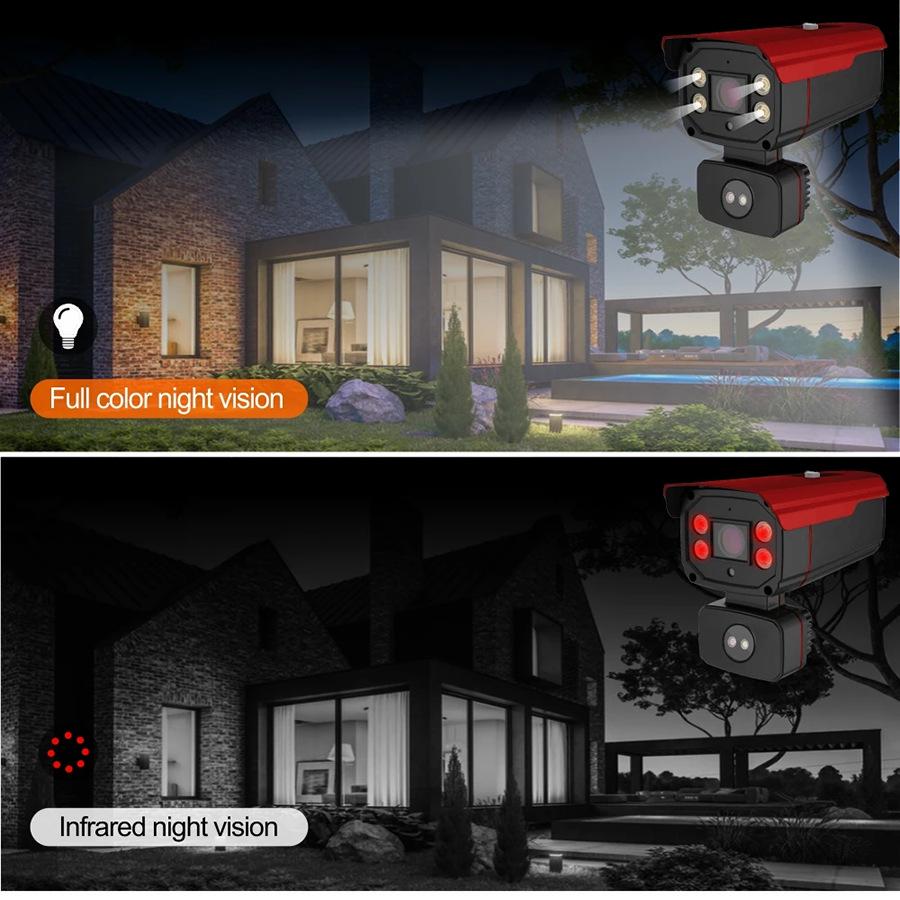 6MP AI Infrared Security Camera with Flame Detection