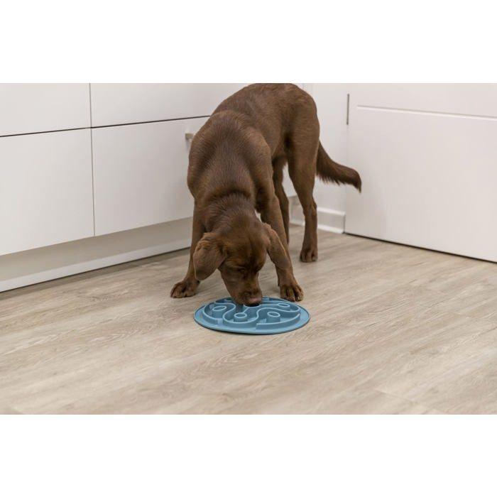 Set de Table Slow Feeding - TRIXIE - TPE - 28 cm - Bleu - Antidérapant