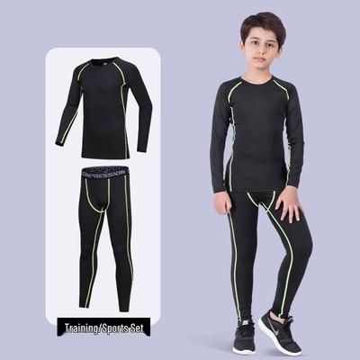 WEZHO Kids' Quick-Dry Compression Training Set