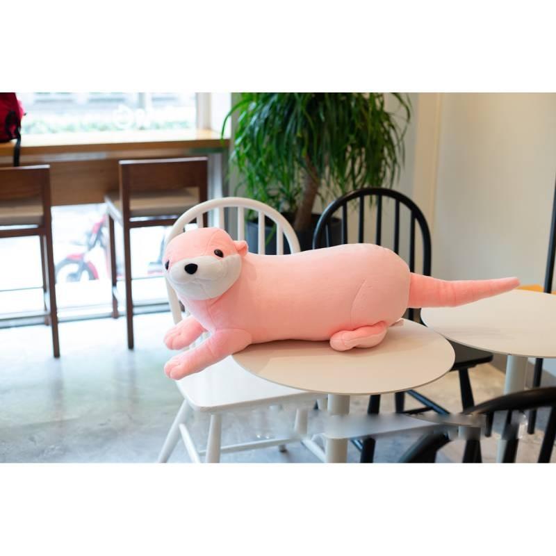 Plush Simulation Otter Stuffed Toy Animals Dolls Room Decoration Gifts Kids