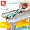 Te Bao'er Wooden Slide Track Car Set for Baby Boys - Educational Toy