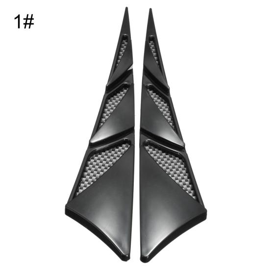 1 Par Bil Kjøretøy Panser Simulering Side Luftinntak Utløpsdeksel Klistremerke Dekorasjon