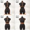 Brown Leather Harness Women Body Chest Strap – Adjustable Fashion Accessories