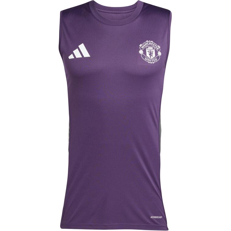 adidas Manchester United Sleeveless Top Purple JP3110 S