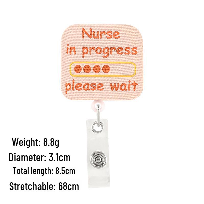 Embroidered ID Badge & Clothing Patch - Easy Pull Buckle for Doctors & Nurses