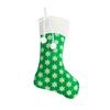 Chaussette de Noël en Peluche Flocon de Neige pour Cheminée et Arbre de Noël, Décoration Suspendue, Sac Cadeau Festif