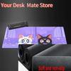 Cute Kawaii White Cat Anime Mouse Pad Large Computer Off Game Table Mats XXL Ruer Anti-slip Gaming Keyboard Long Desk Pads
