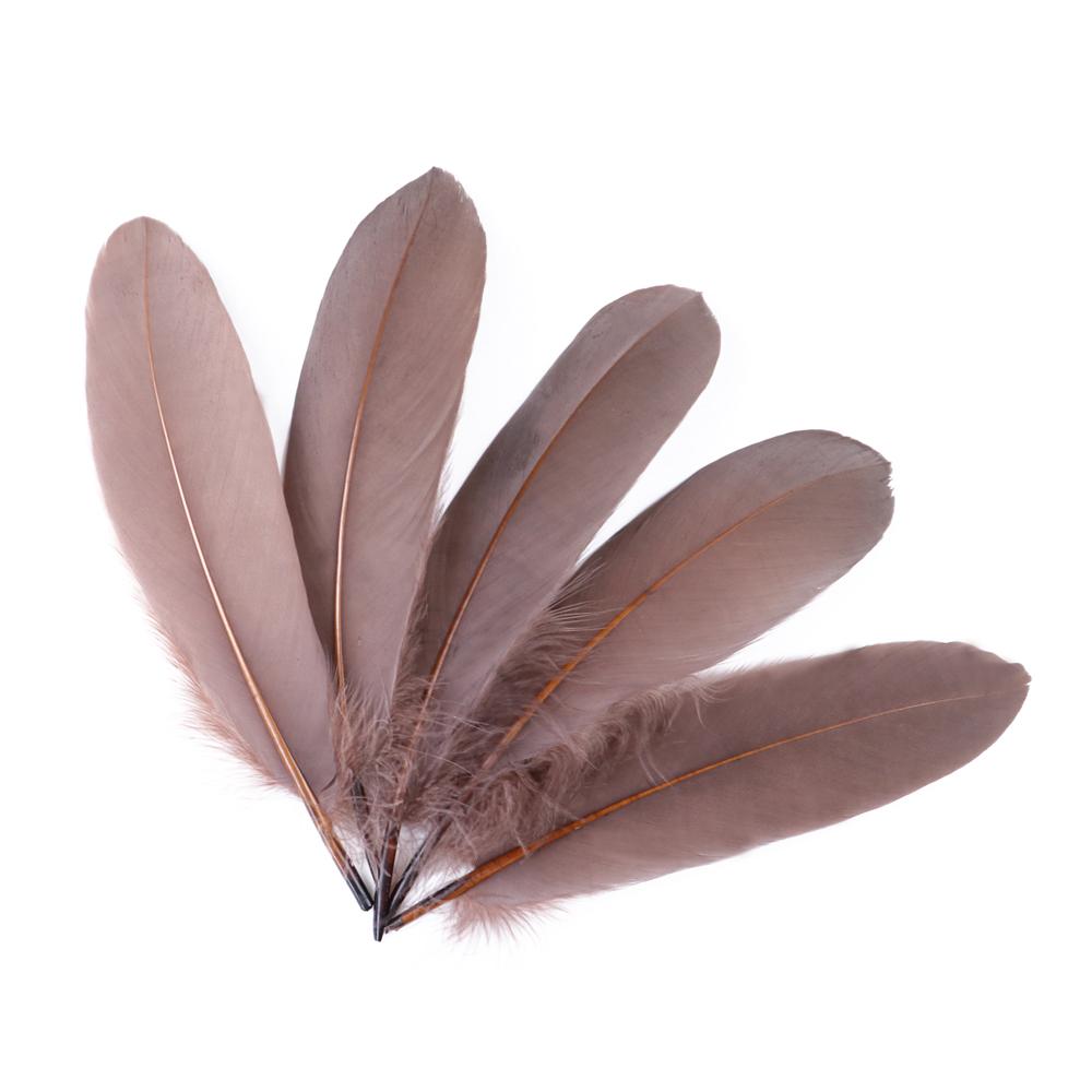 50/200/500 Stück Harte Stange Natürliche Gänsefedern Bastel Federn Weiße Federn Schmuckherstellung DIY Party Hochzeitsdekoration 15-20CM