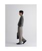 8SECONDS [Everyday Slacks] Fleece-Lined Wide Tapered Fit Elastic Waist Slacks - Beige
