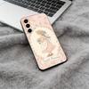 Sarah K-Kay Girl Colorful Soft Silicone phone Case for Samsung Galaxy A73/A71/A72/A70/A53/A52/A51 - Black