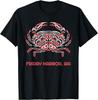 Harbor Friday Washington Dungeness Crab Native American T-Shirt