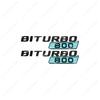 Glacier Blue ABS 700 800 900 ROCKET EDITIN BITURBO 700 800 900 Emblem Car Fender Trunk Sticker For G Class G700 G900 W463 W464