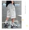 Children's clothing boys' summer pants 2026 new style mid to large children's summer shorts boys' summer thin five quarter pants