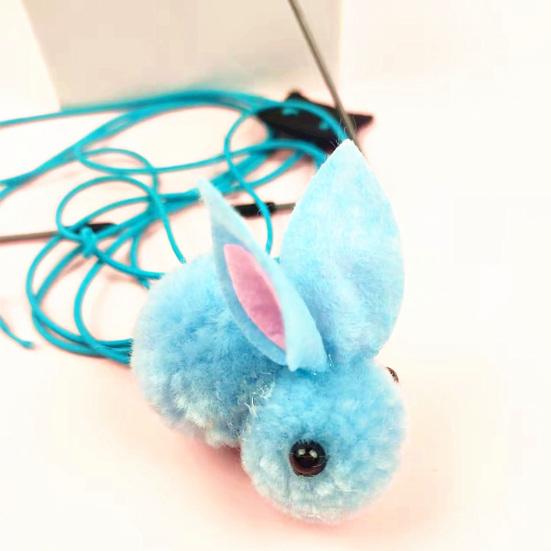 Cat Teaser Toy Plush Rabbit Relieve Boredom Interactive Toy Door Hanging Toy Kitten Toy