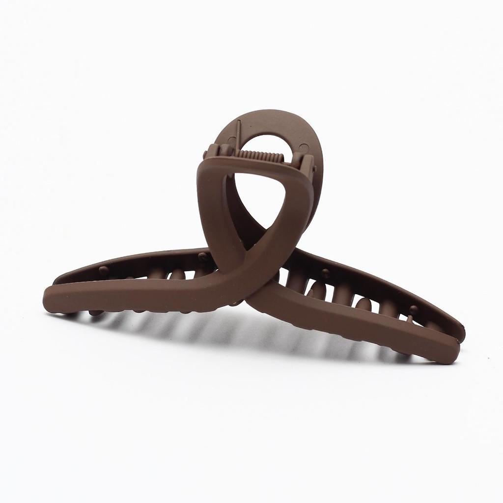 Fengpin 8-delt brunt hårtilbehørssett: Firkantede, Twist, Krysshårnåler, Hestehale, og Hårklyper