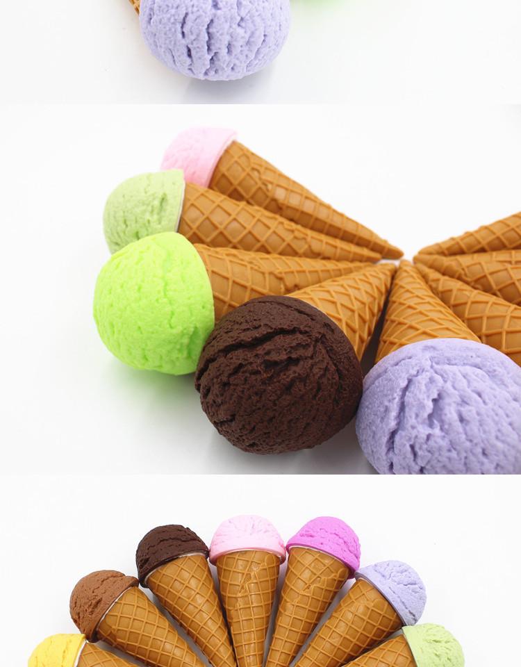 Realistic Ice Cream Cone Prop for Display & Photography
