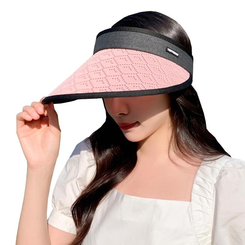 Hat Female Hairpin Type Sunscreen Empty Top Sun Hat Summer Outdoor Sun Hat
