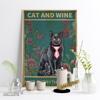 Vintage Wall Art Print Custom Cat Poster Cute Animal Portrait Oil Painting Cat Lover Gift Wallpaper
