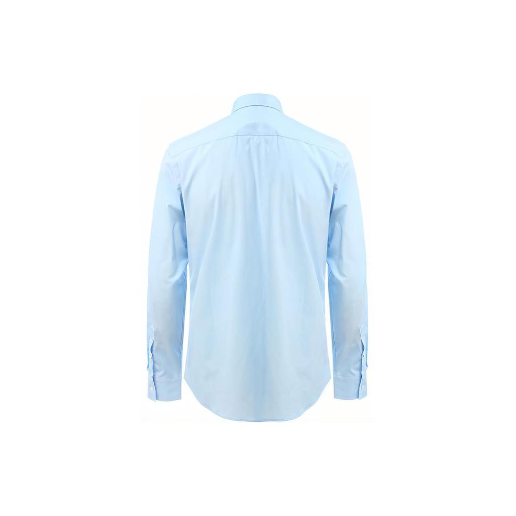 Burberry Shirts Men's Blue Lapel Moderate Other 80113701