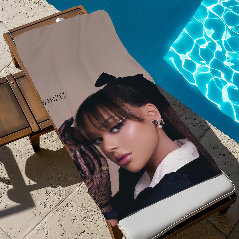 A-ayliva Singer S-schwarzes Wunder Towel Large Quick-Drying Microfiber Soft Beach Towel for Travel Fitness Sauna Bathing Camping