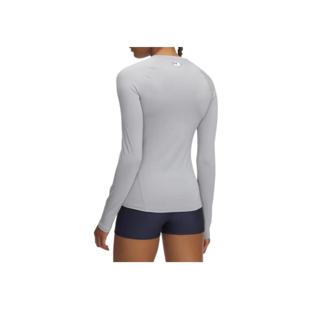 Under Armour HeatGear Fashionable Casual Long Sleeve Raglan T-Shirt Women Tops 1365459-012