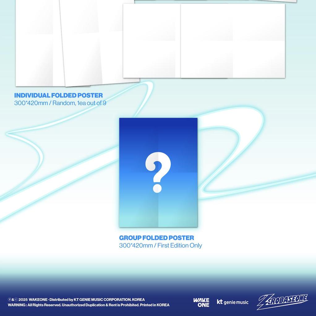 POB (PRE-ORDER) ZEROBASEONE - The 1st Full Album [NEVER SAY NEVER] Pre-Order Benefit