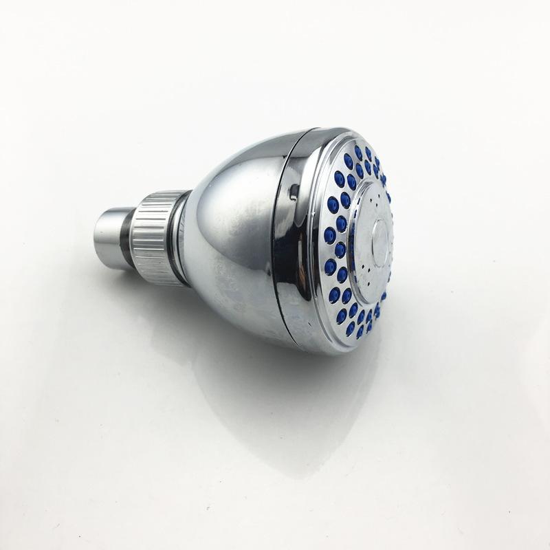 Water Saving ABS Shower Head Chrome Plated Top Spray Shower Head Small Size Detachable Top Gush Sprinkle