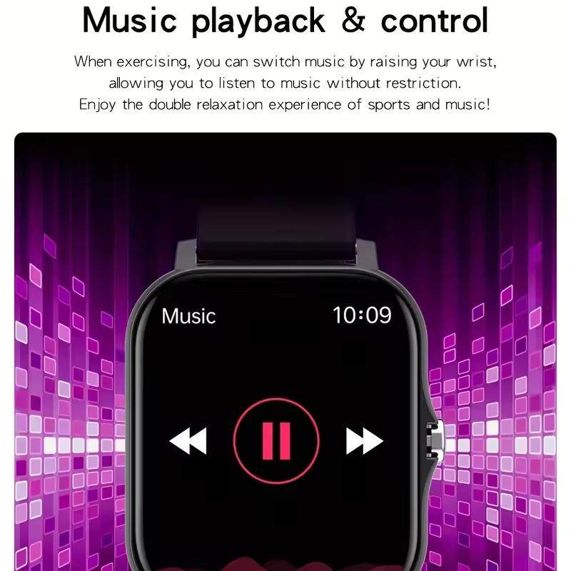 Yeni Akıllı Saat Erkekler Kadınlar Tam Dokunmatik Ekran Spor Fitness Saatleri BT Çağrı Dijital Akıllı Saat Kol Saati