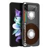 Z Flip 4 Phone Case for Samsung Galaxy Z Flip 3 5G ZFlip3 Flip3 Zflip Flip4 Black Hard Cover Vintage Tape Camera Gameboy Shell
