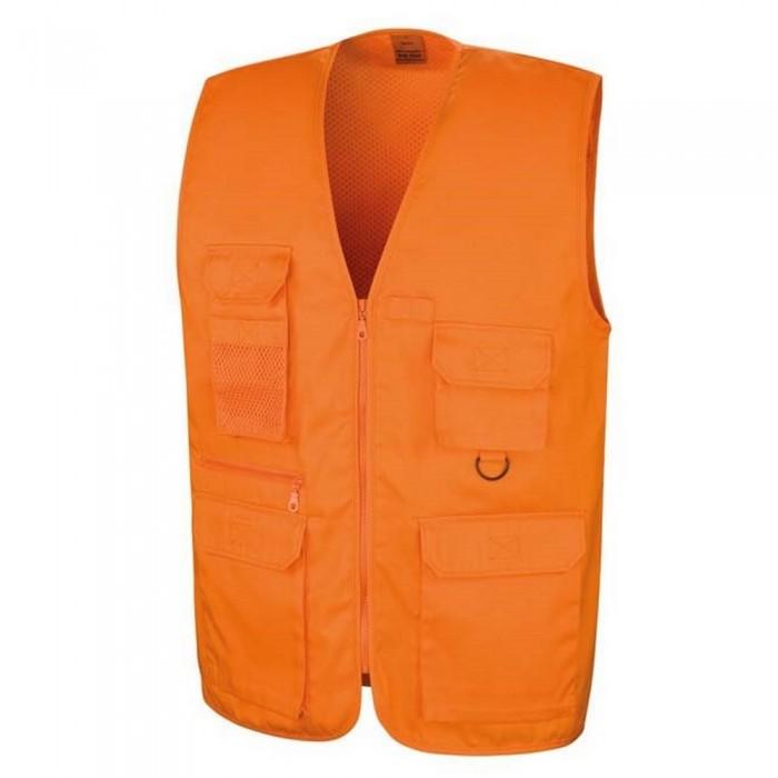 WORK-GUARD by Result Unisex Adult Safari Waistcoat