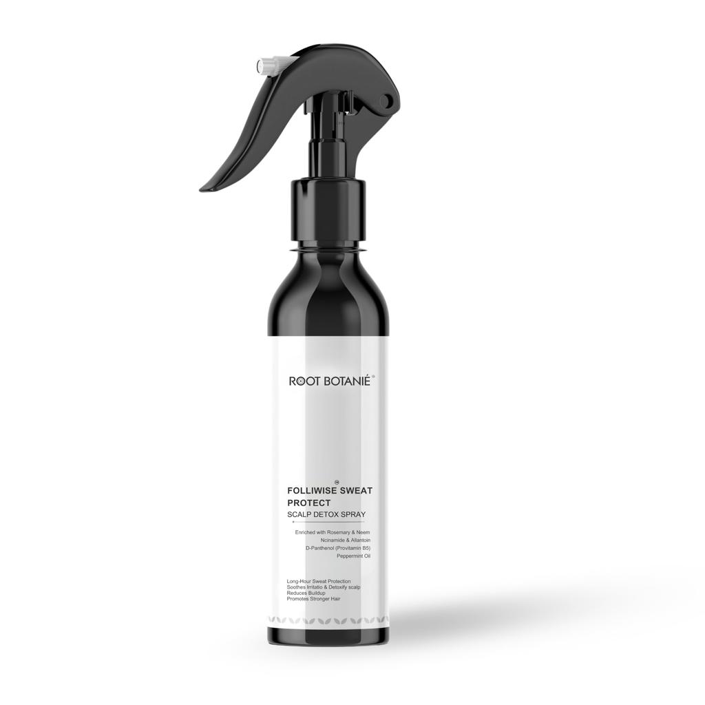 Root Botanie FOLLIWISE Spray Détoxifiant Cuir Chevelu Croissance Cheveux | Réduit la Chute de Cheveux, Renforce les Racines & les Fibres Capillaires | Contrôle de la Transpiration & Élimination des Résidus | Romarin,