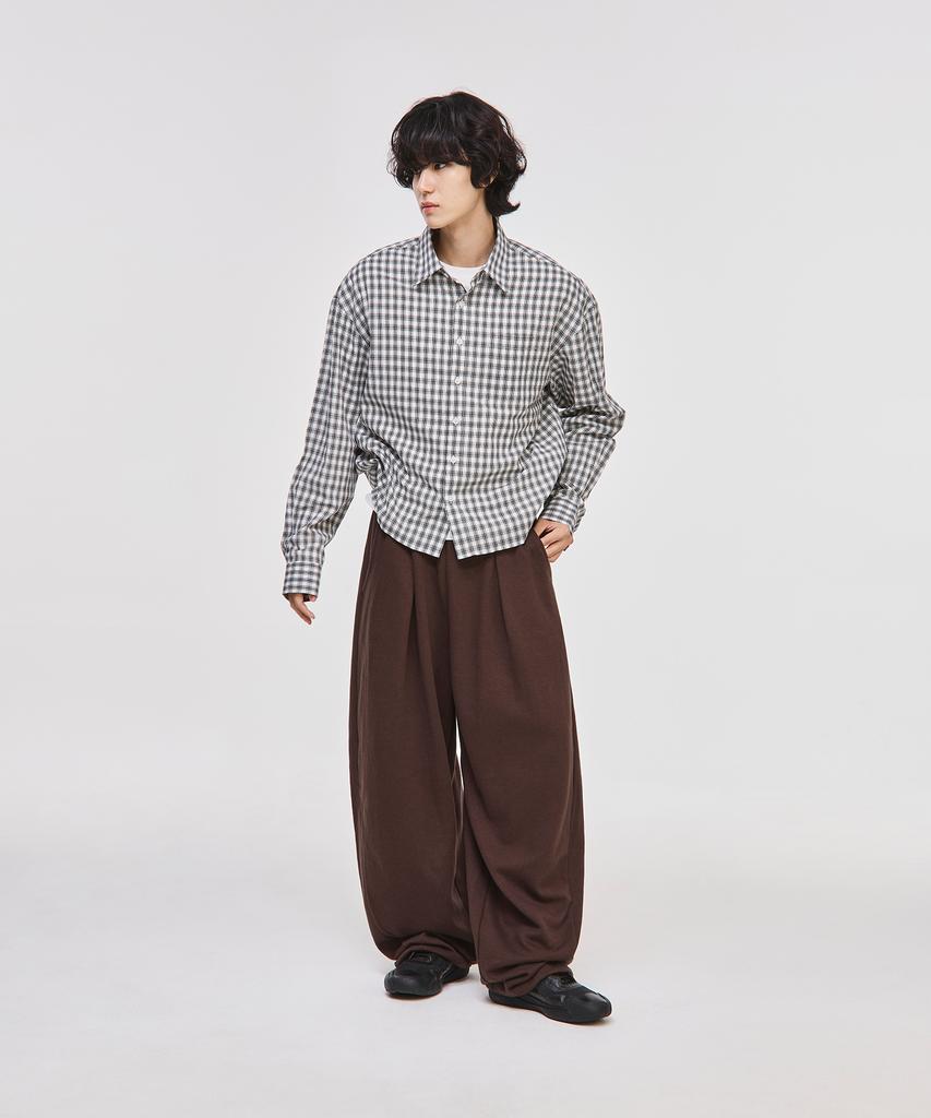SIGNATURE Curved Training Pants [Brown]