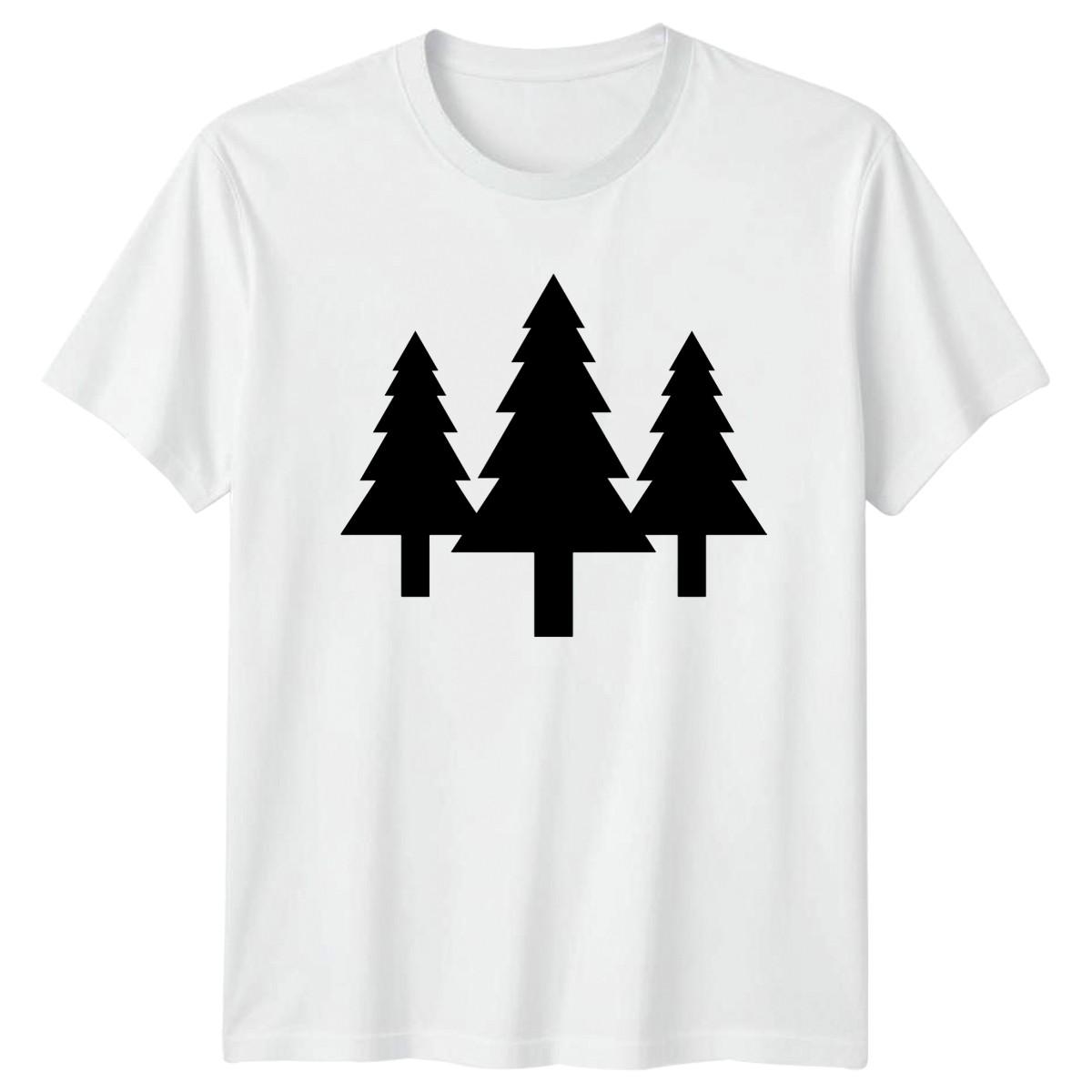 Enjoy The Simple Beauty Of Nature T-Shirt Evergreen Forest Outdoors L
