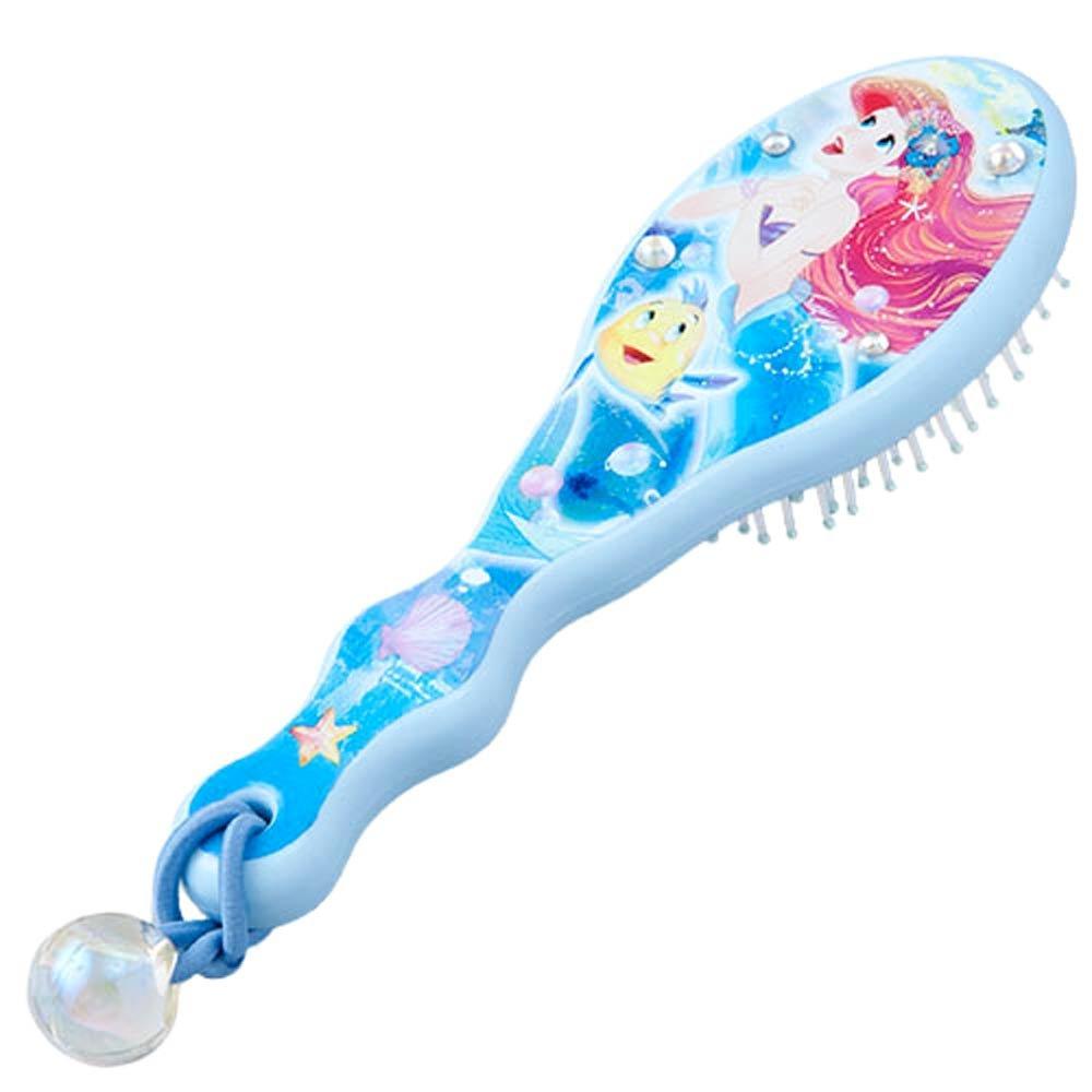 Ariel Hair Brush with Hair Tie Disney Princess Comb Resort Exclusive (Vivid Blue) (Disney Souvenir)